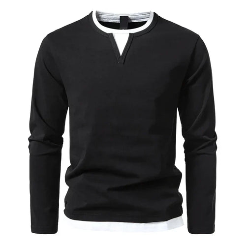 Alwin | Elegantes Langarmshirt aus hochwertiger Baumwolle