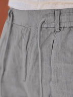 NICHOLS | Zeitlose Leinenhose mit Kordelzug