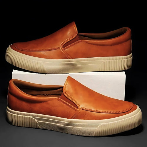 Boulevard Italienisches Leder Slip-On – Eleganter Komfort