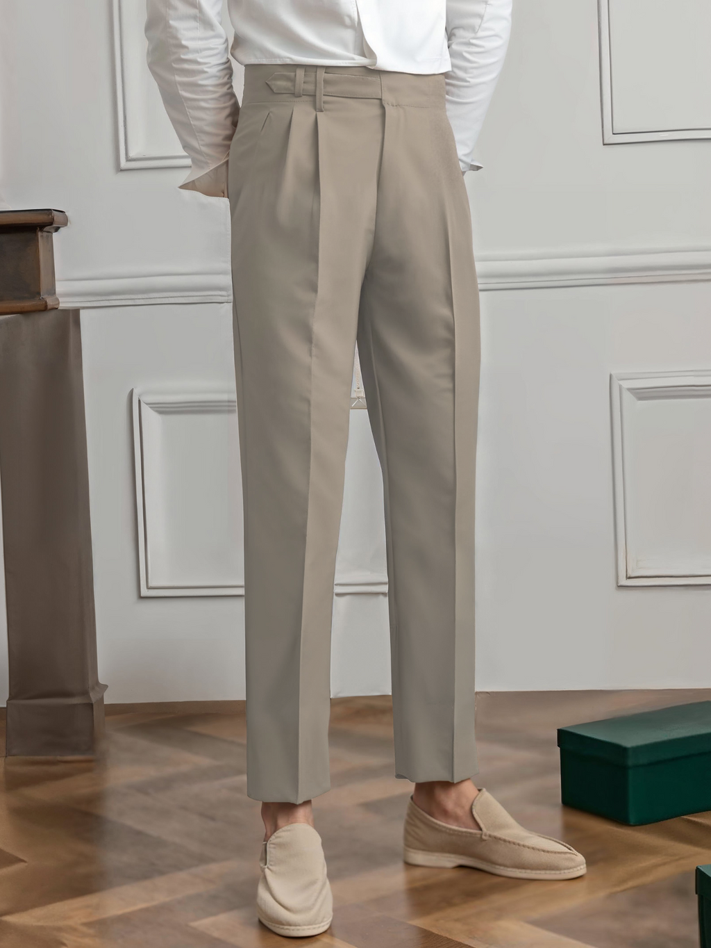 Otori: Exquisite Plissierte Hose für den stilbewussten Mann