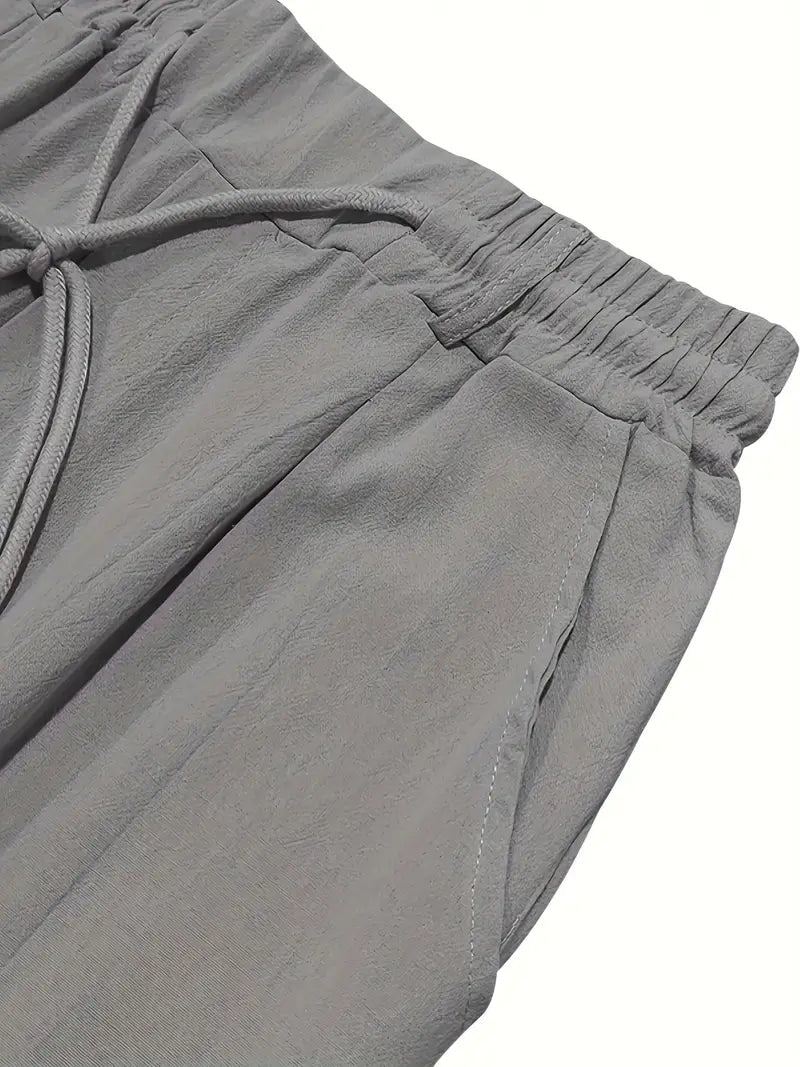 NICHOLS | Zeitlose Leinenhose mit Kordelzug