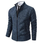 Leon | Eleganter Strickpullover mit Reißverschluss
