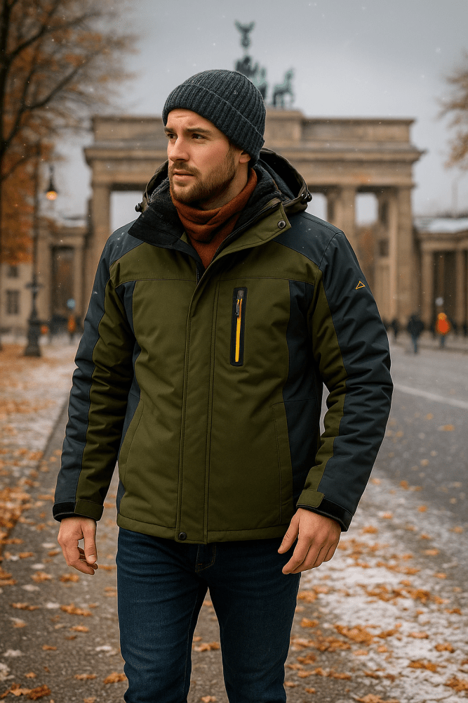 Jonas | Zeitlose, wasserdichte Herrenjacke