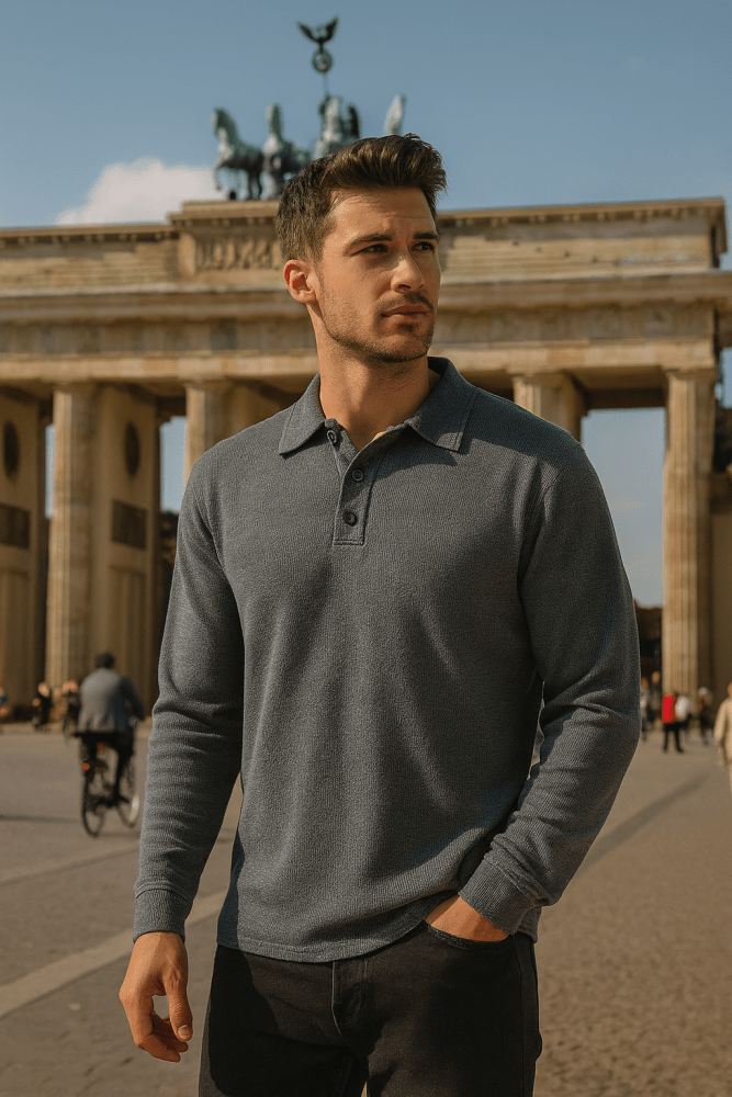 Joris | Zeitloses Langarmshirt für Herren