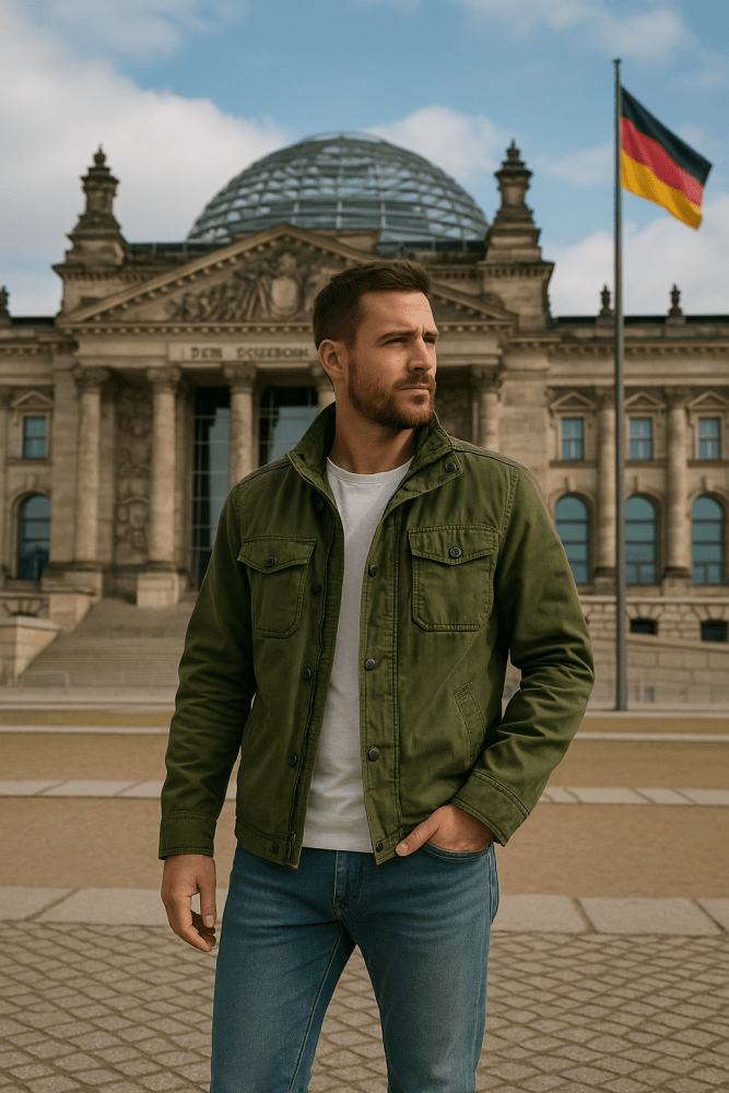 Felix | Zeitlose Forge Jacke mit Tarnmuster