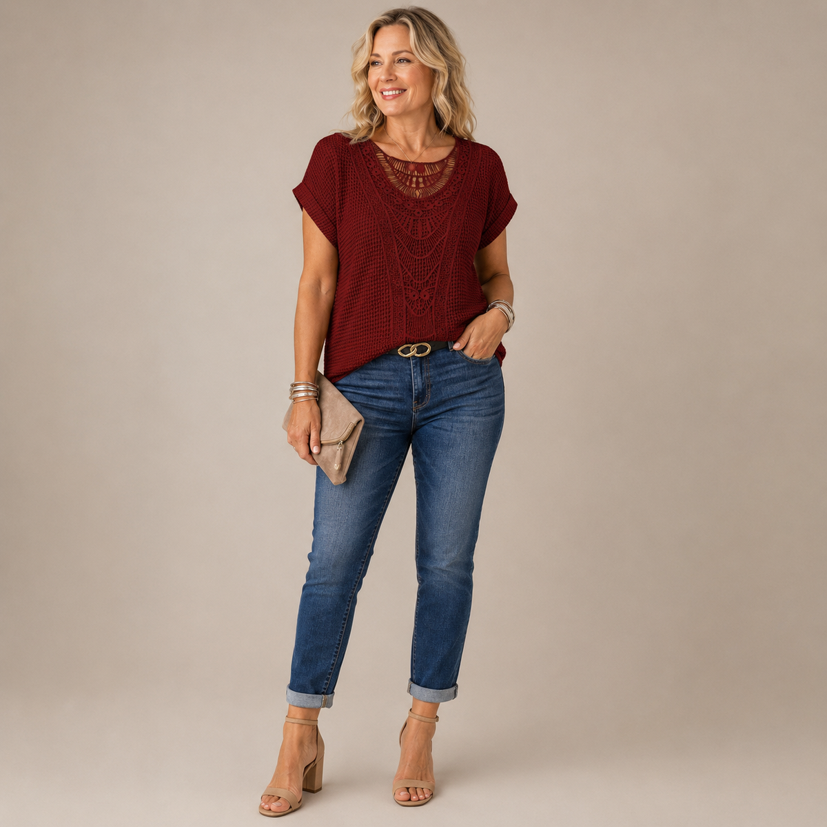 Linavera – Isabeau Spitzen Top