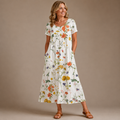 Lina Bloemenjurk - Luchtige jurk met bloemenprint
