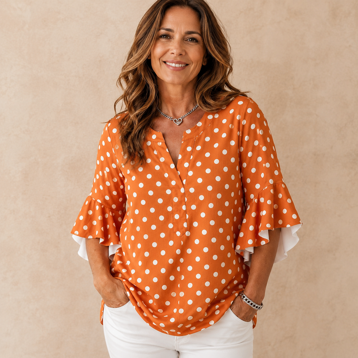 Linavera – Eveline Dot Bluse