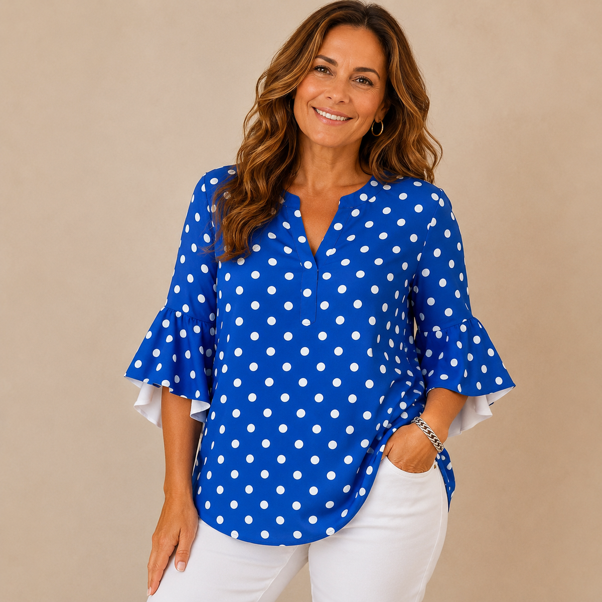Linavera – Eveline Dot Bluse