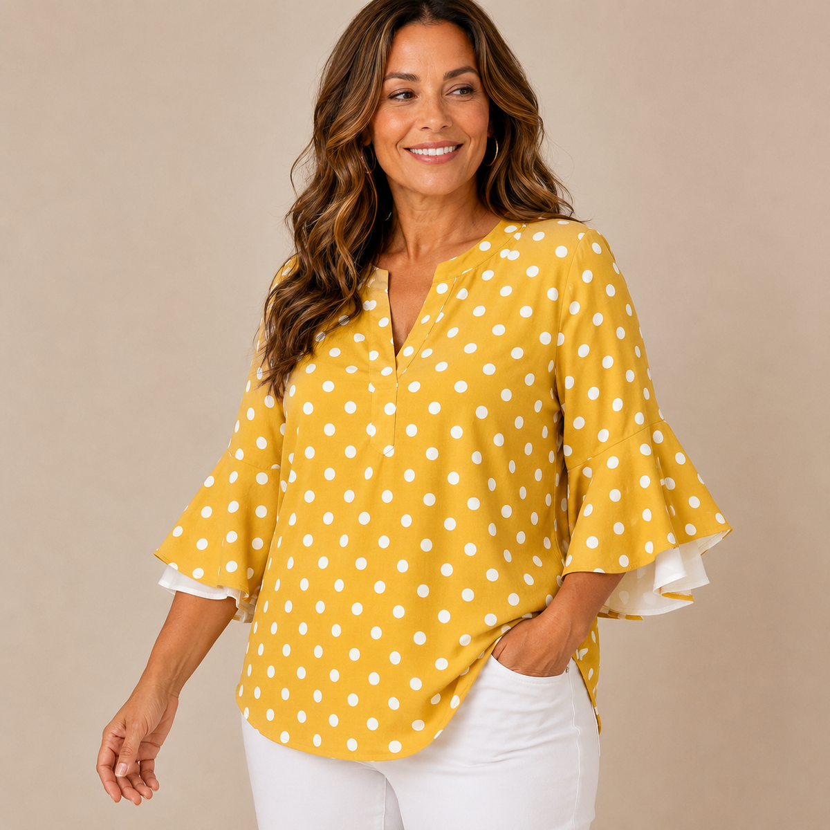 Linavera – Eveline Dot Bluse