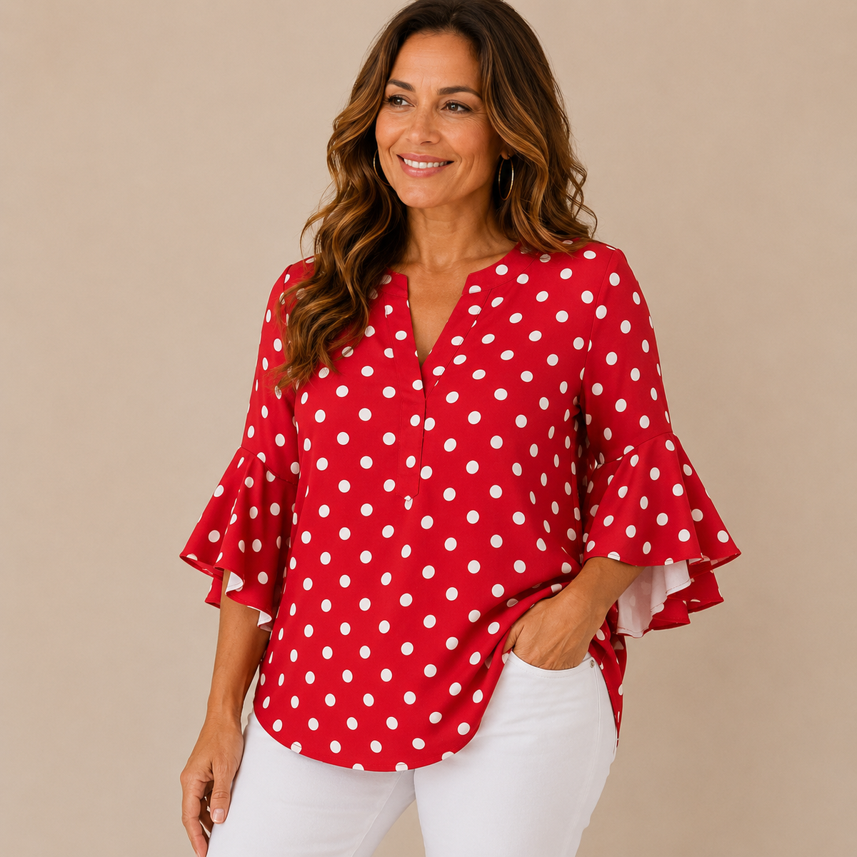 Linavera – Eveline Dot Bluse