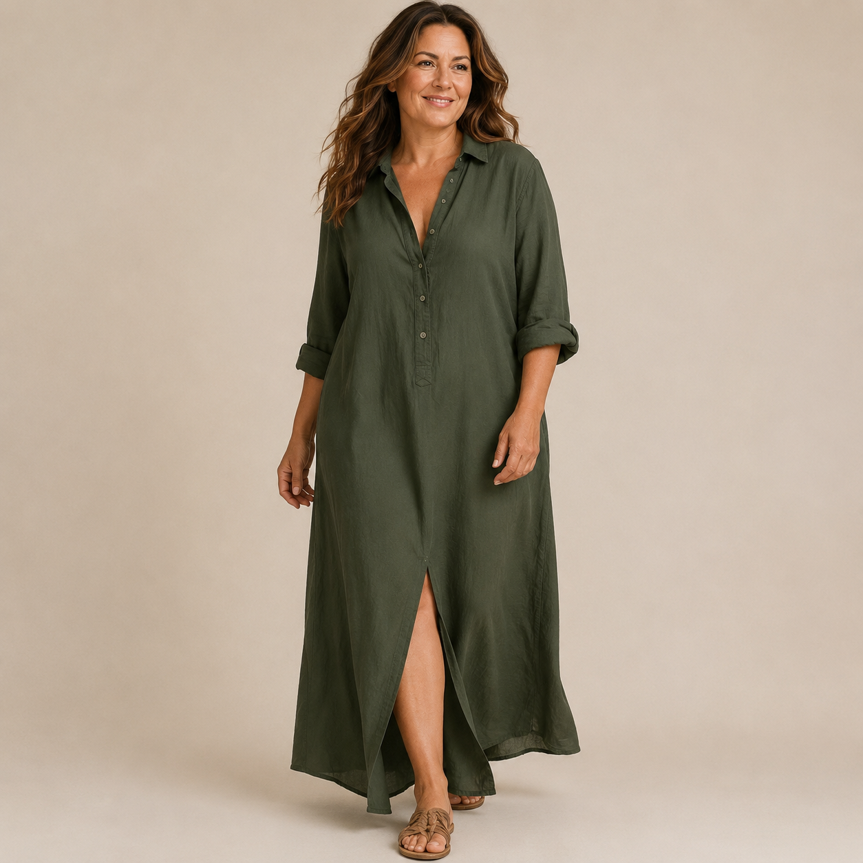 Marisol Maxi Jurk | Moeiteloze elegantie met een luchtige pasvorm
