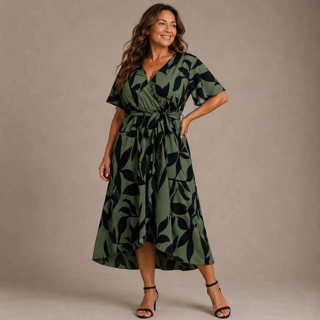 Valerie Curve Jurk | Flatterend comfort met een elegante taille