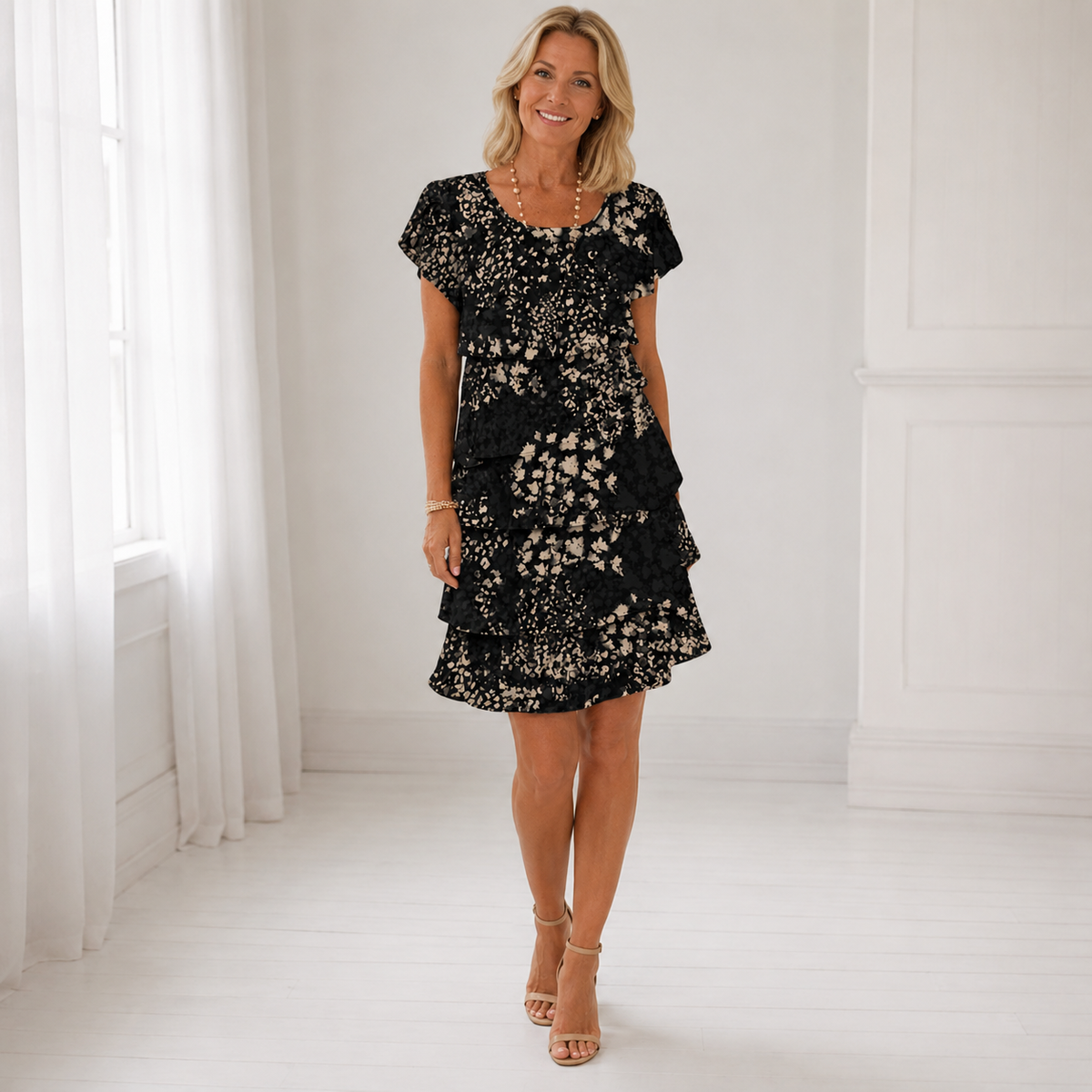 Linavera – Roselune Tier Dress
