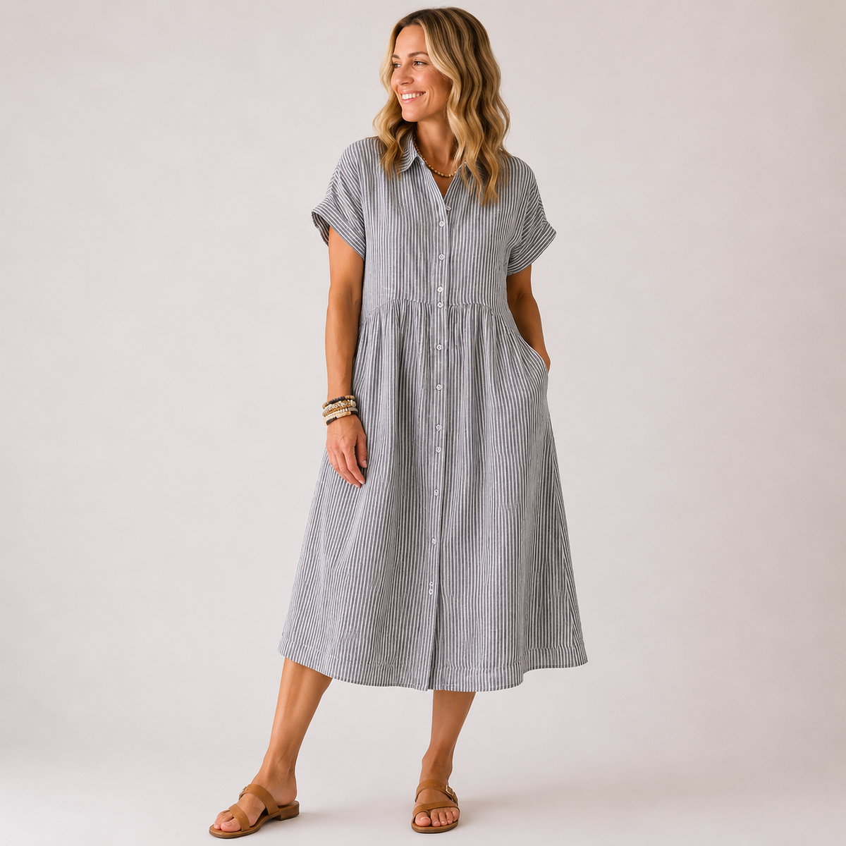 Linavera – Soléa Stripe Dress
