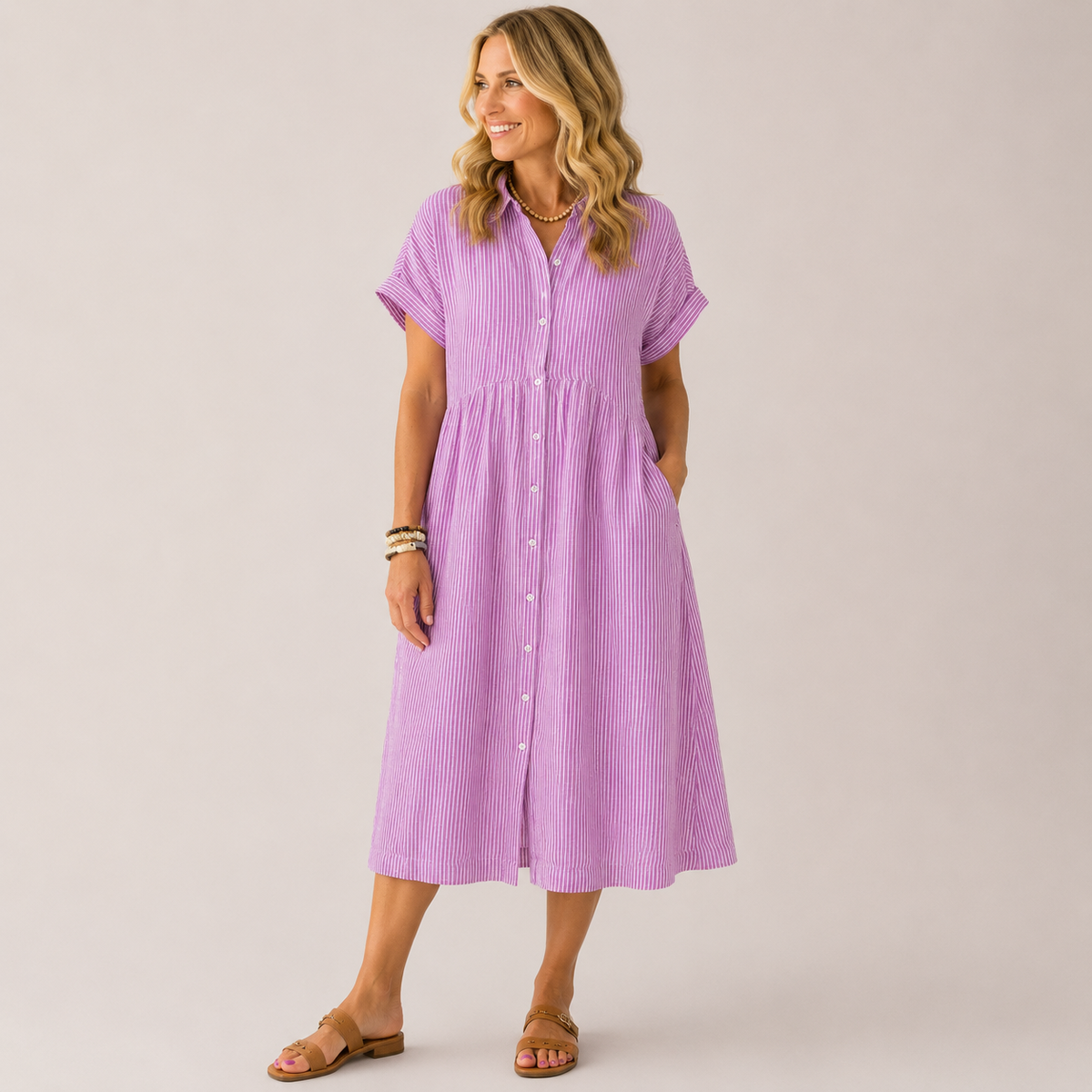 Linavera – Soléa Stripe Dress