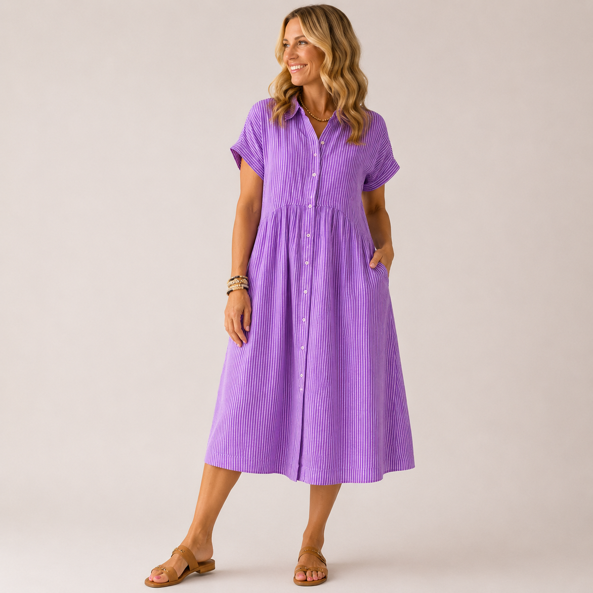 Linavera – Soléa Stripe Dress