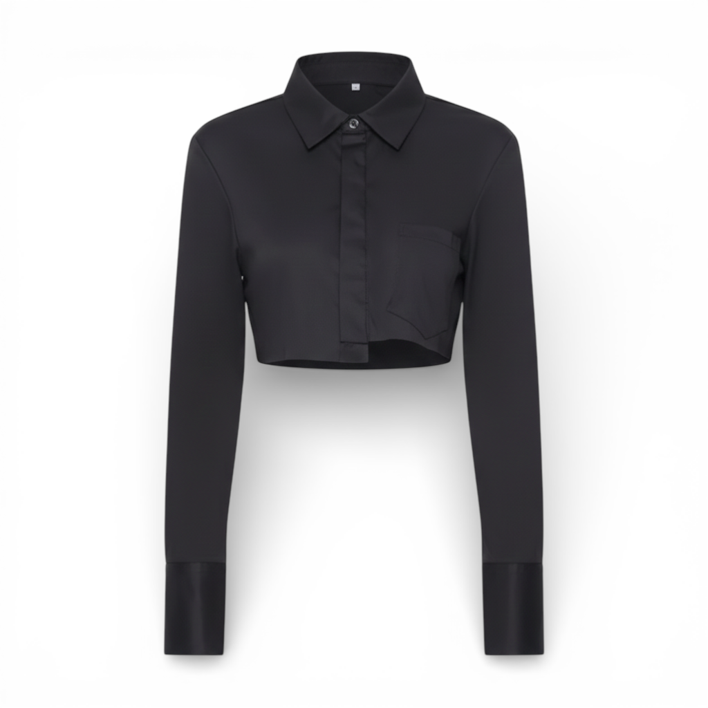 Noé Bluse - Kurz, stilvoll, editorialer Charme