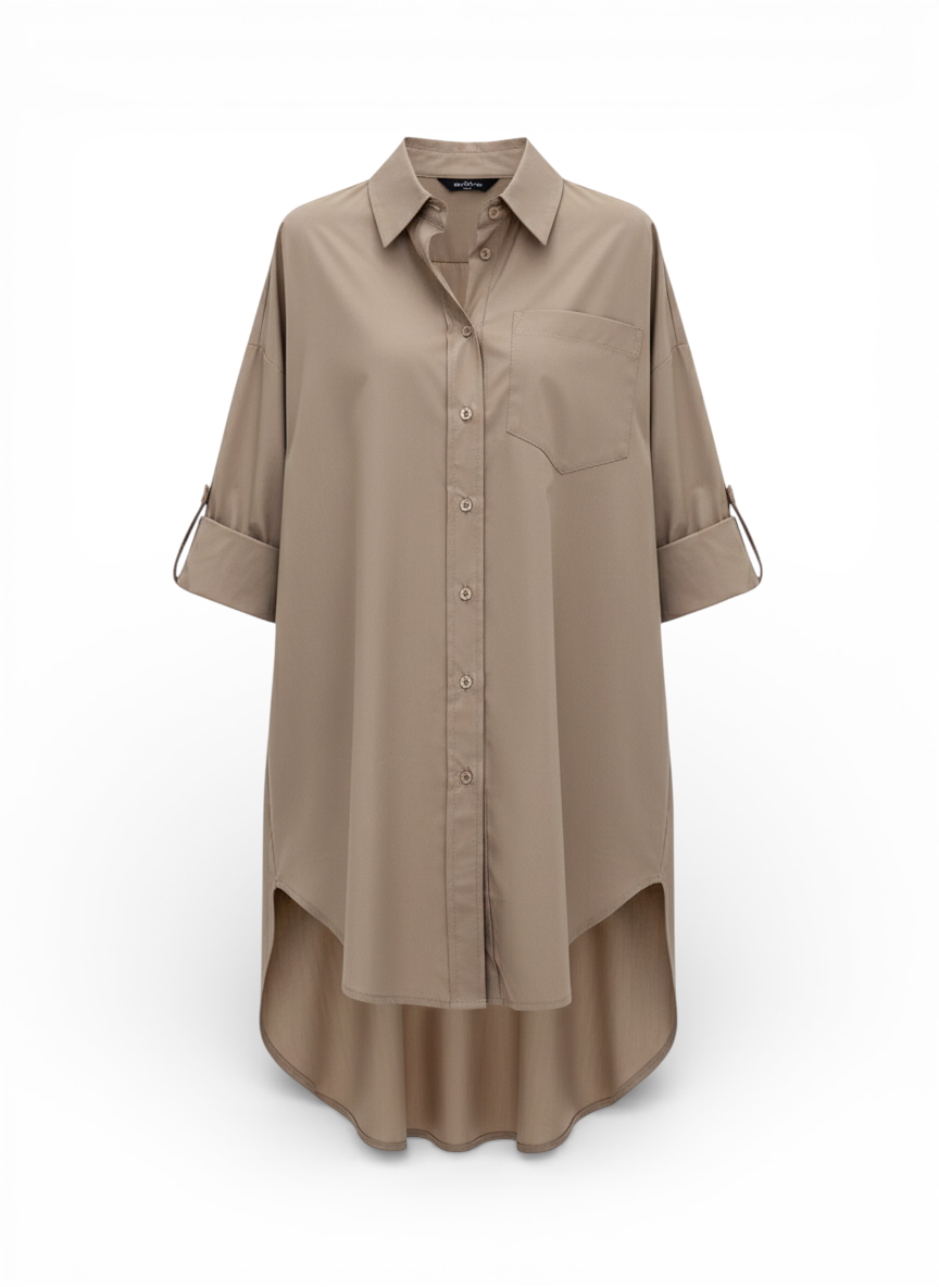 Monroe Shirt Kleid – Lässig, kraftvoll und elegant