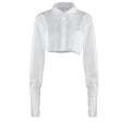 Noé Blouse - Kort, stijlvol, editorial vibe.