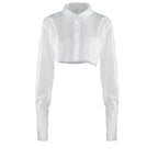Noé Blouse - Kort, stijlvol, editorial vibe.