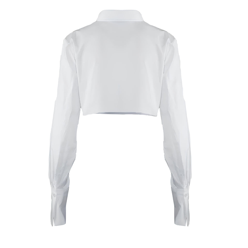 Noé Blouse - Kort, stijlvol, editorial vibe.