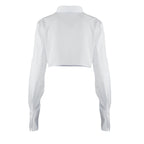Noé Blouse - Kort, stijlvol, editorial vibe.