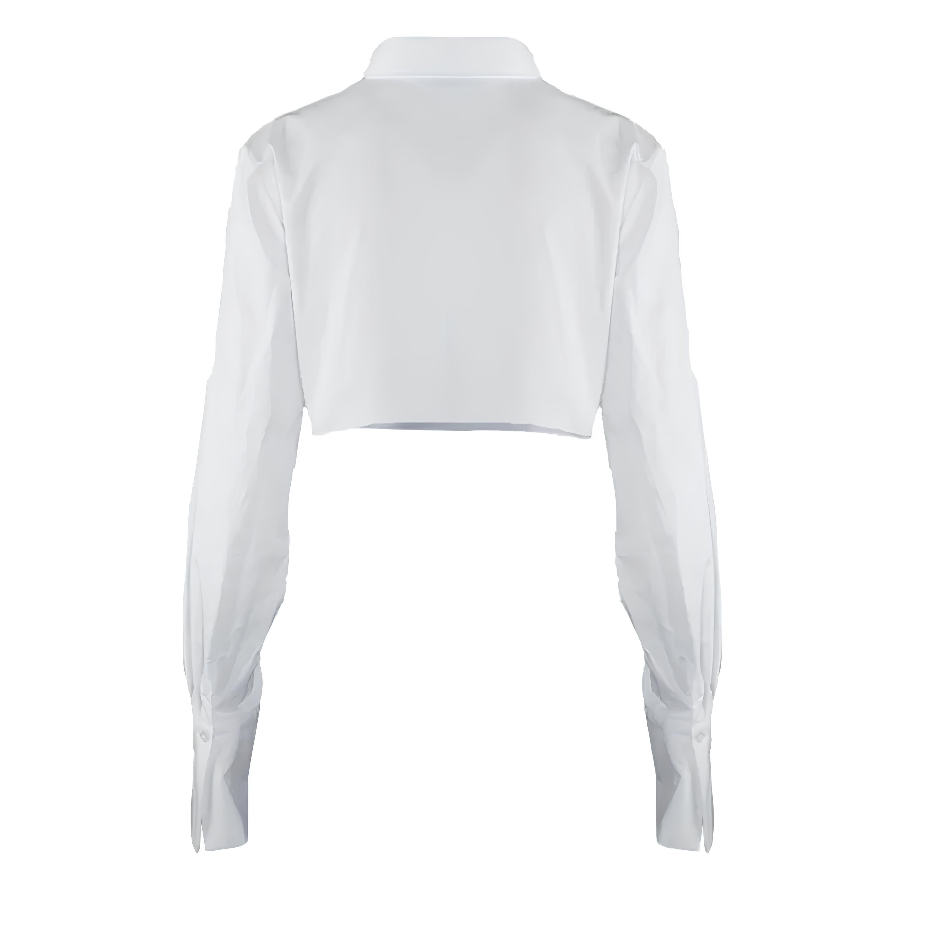 Noé Blouse - Kort, stijlvol, editorial vibe.