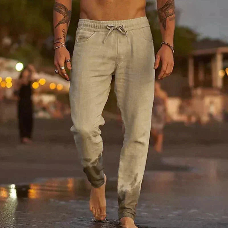 Gino - Zeitlose Leinenhose für stilvolle Männer