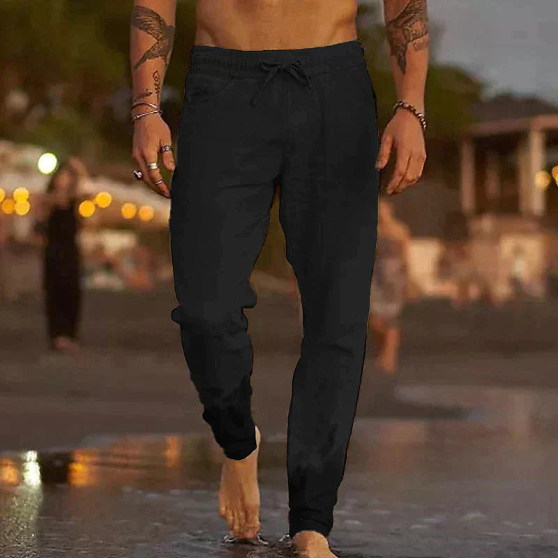 Gino - Zeitlose Leinenhose für stilvolle Männer
