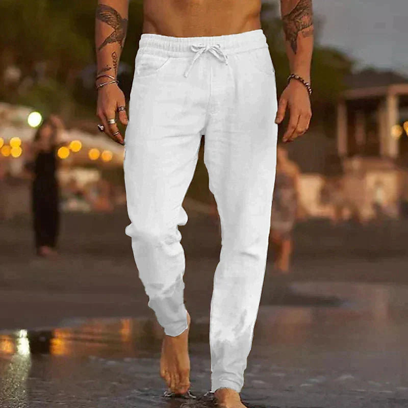 Gino - Zeitlose Leinenhose für stilvolle Männer