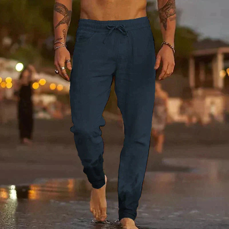 Gino - Zeitlose Leinenhose für stilvolle Männer