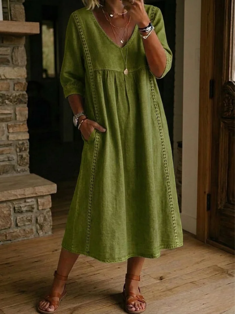 Rosena Sanftes Kleid - Kleid mit Taschen