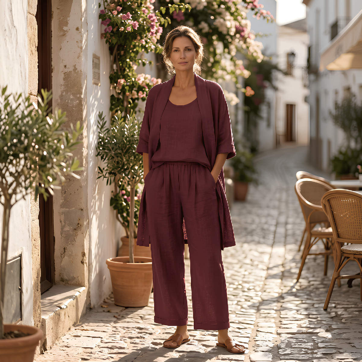 Novira Flow Set - Elegante 2-teilige Set für jeden Tag