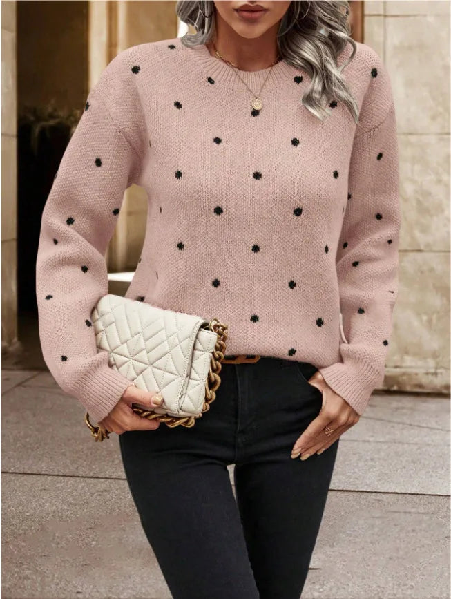Elvaya Dot Sweater - Weicher und eleganter Pullover