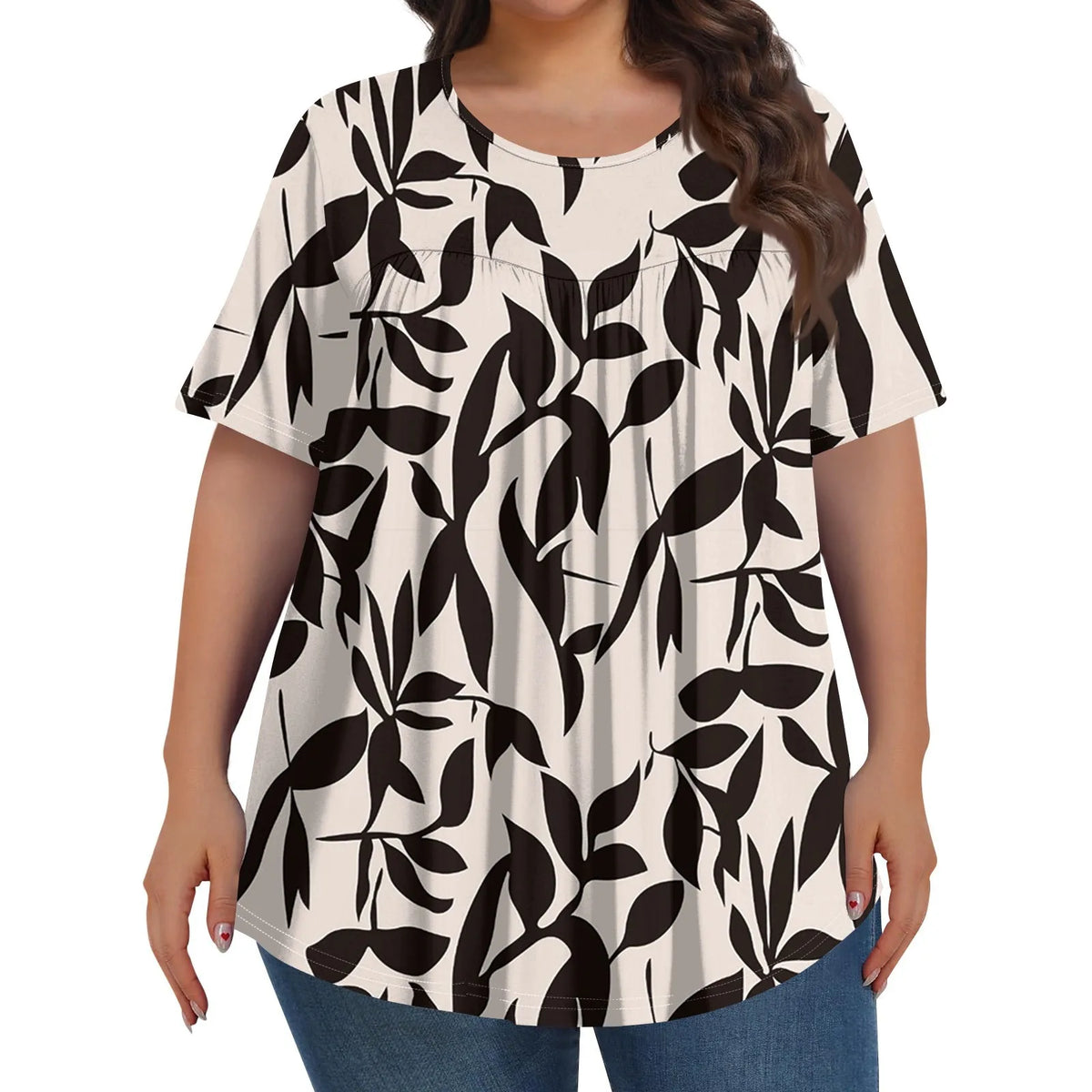 Norélia Bloom Top | Bequemer Schnitt mit schmeichelhaftem Blumenmuster