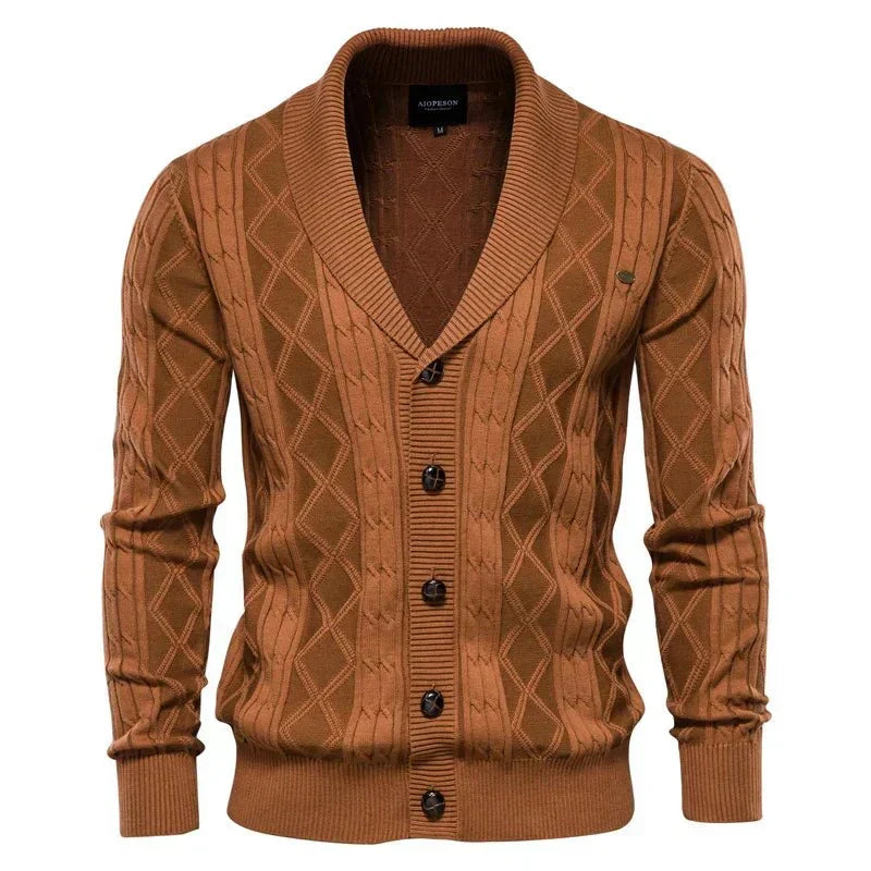 Waldemar | Maskuliner Cardigan mit Knopfleiste