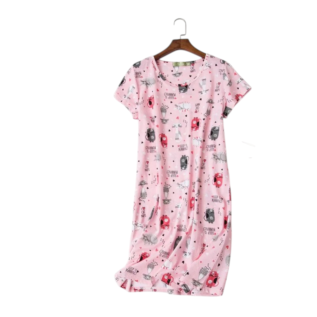 Lunessa Schlafkleid – Weich & wunderbar oversized