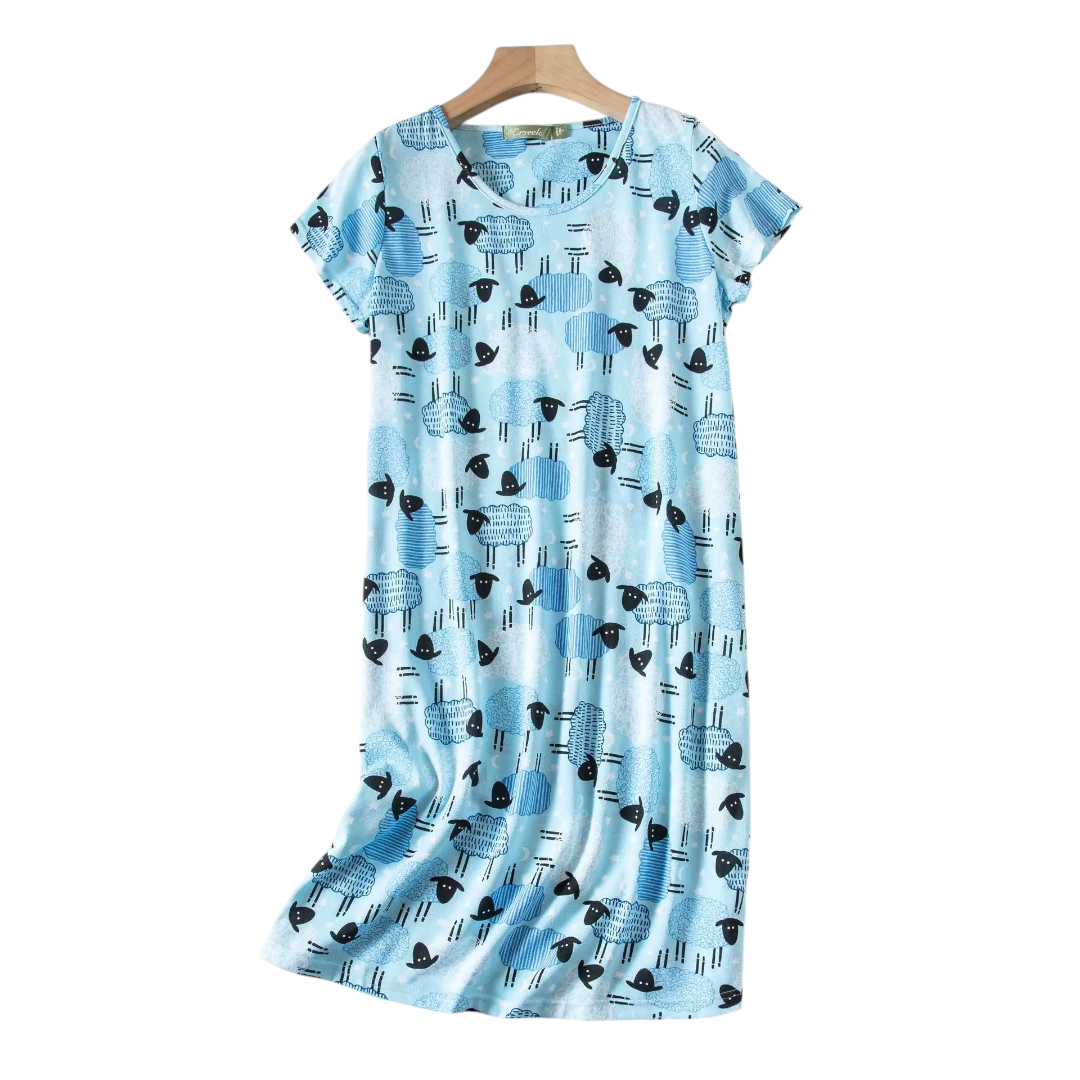 Lunessa Schlafkleid – Weich & wunderbar oversized