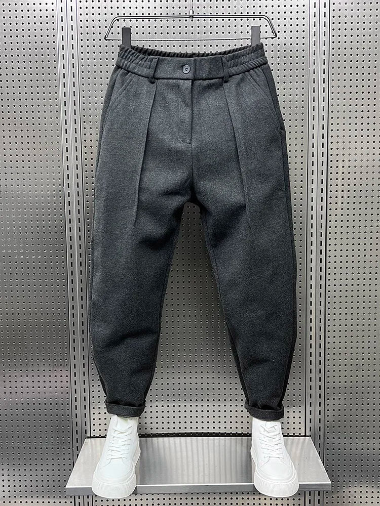 Feinwerk™ | Elegante Melange-Herrenhose