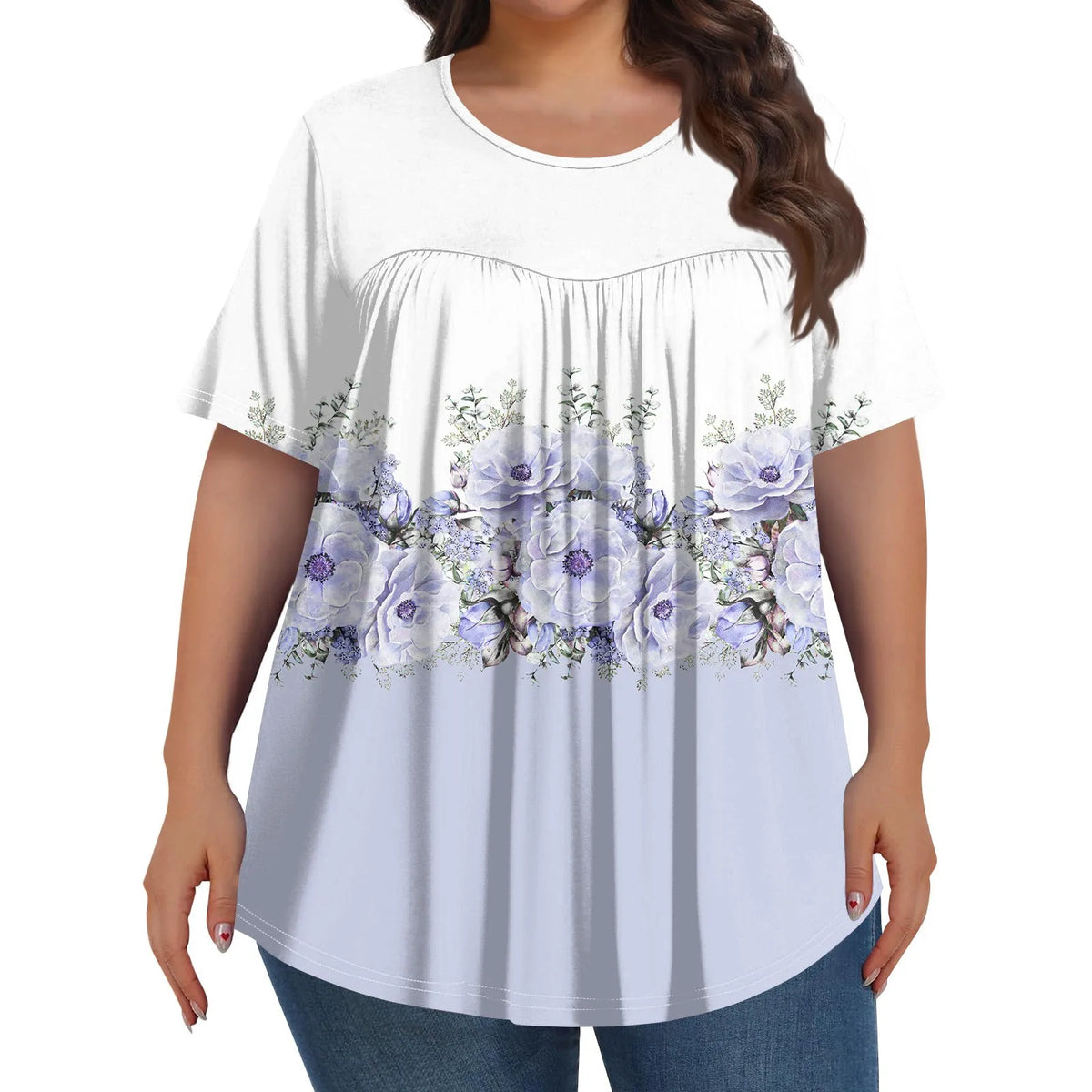 Norélia Bloom Top | Bequemer Schnitt mit schmeichelhaftem Blumenmuster