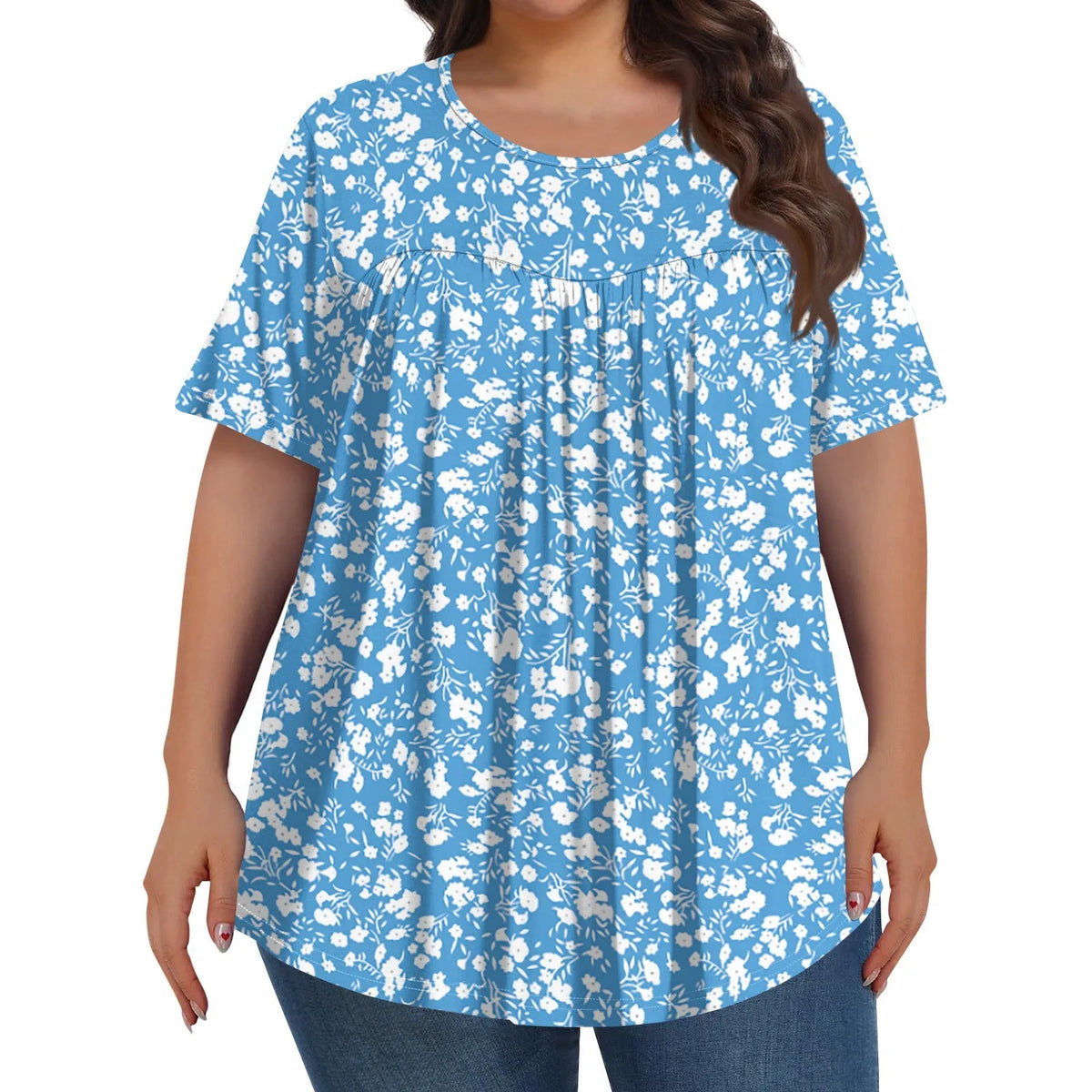 Norélia Bloom Top | Bequemer Schnitt mit schmeichelhaftem Blumenmuster