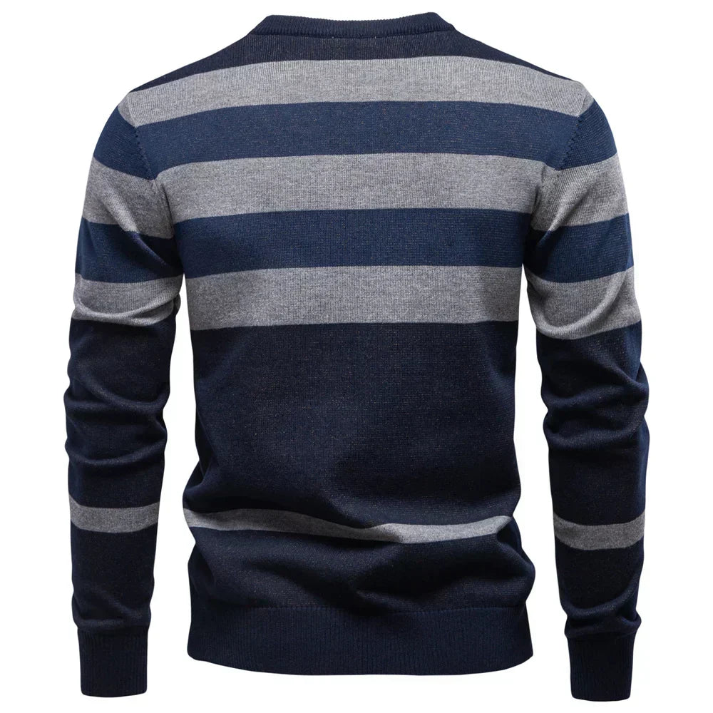 Rosenfeld | Eleganter Herrenpullover mit Diamantdesign