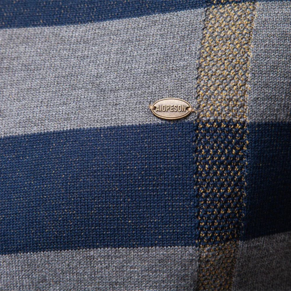 Rosenfeld | Eleganter Herrenpullover mit Diamantdesign