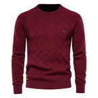 Theodor | Eleganter Herrenpullover mit Rautenmuster