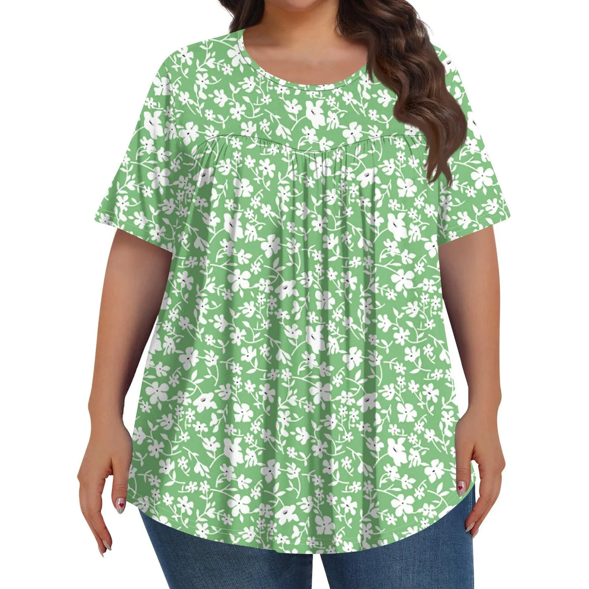 Norélia Bloom Top | Bequemer Schnitt mit schmeichelhaftem Blumenmuster