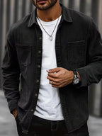 Lukas | Elegantes Kordhemd für Herren
