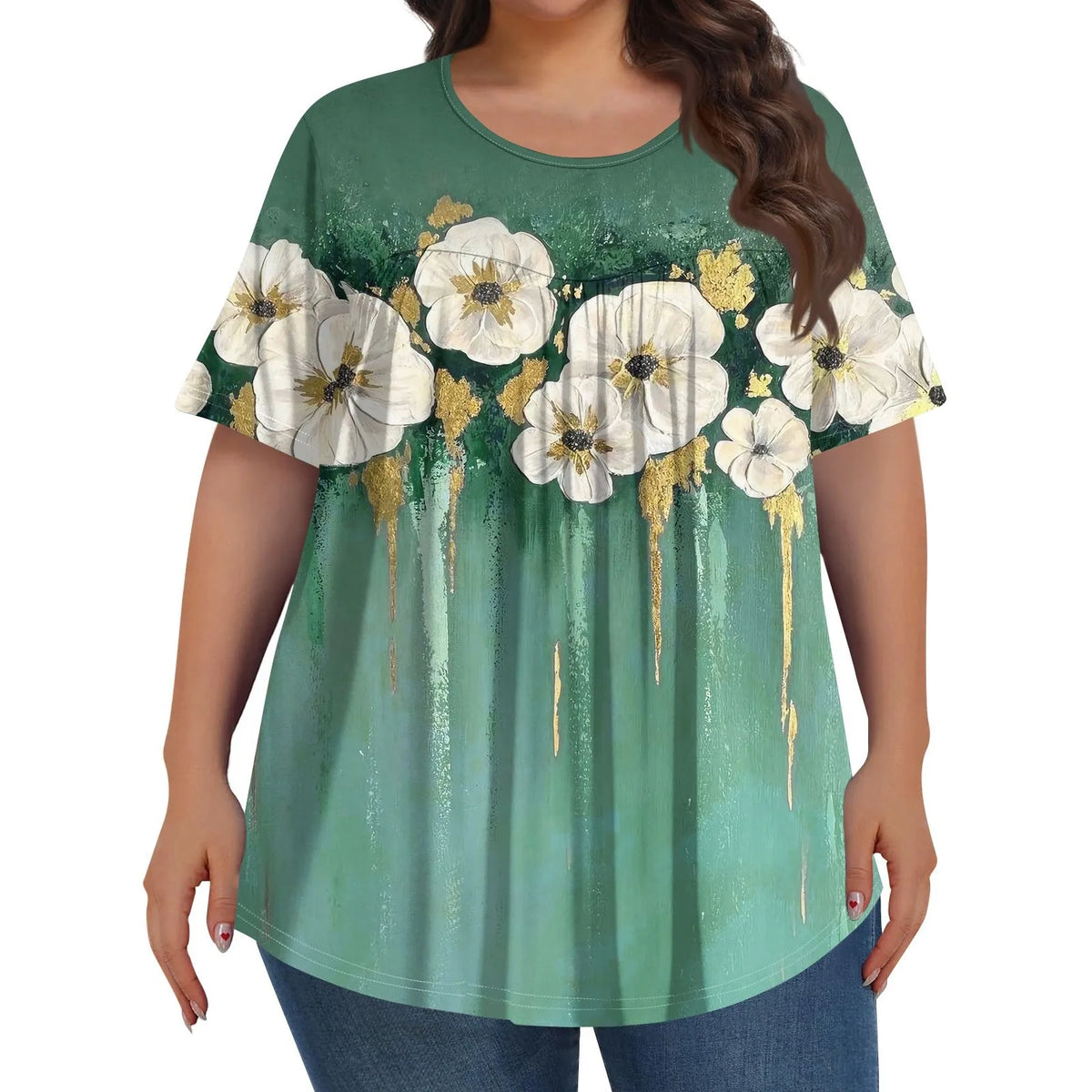 Norélia Bloom Top | Bequemer Schnitt mit schmeichelhaftem Blumenmuster