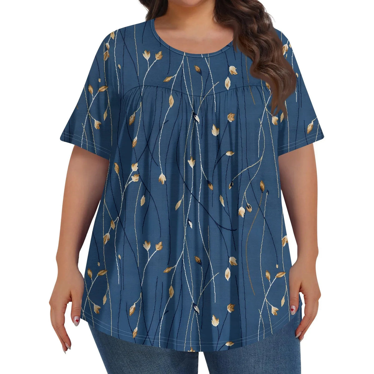 Norélia Bloom Top | Bequemer Schnitt mit schmeichelhaftem Blumenmuster