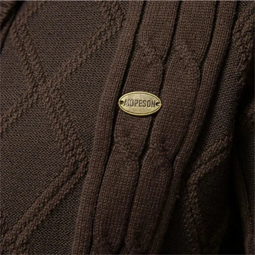 Waldemar | Maskuliner Cardigan mit Knopfleiste